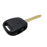 DUDELY Remote Key Shell Case With TOY43 Blade 2 Side Button for Toyota Carina Estima Harrier Previa Corolla Celica