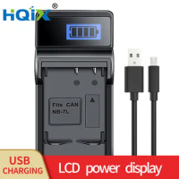 HQIX for Canon Powershot SX30 IS G10 G11 G12 Camera NB-7L Battery Charger