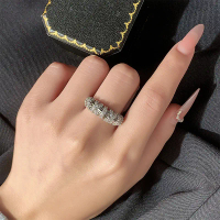 Knot Filigri Moissanite · Dihasilkan di Makmal / VVS1 · Cincin Reka Bentuk Knot yang Rumit · Set Pen