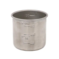 Stainless Steel Measuring Cup Smooth Rice Cooker Scale Kitchen Beaker Multi-size Beans Container Containers