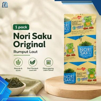 [PACK] MamaSuka Nori Saku - Rumput Laut Kemasan 1 Pack Isi 20 Sachet