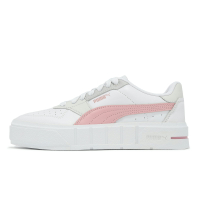 Puma 休閒鞋 Cali Court Lth Wns 女鞋 白 粉 低筒 皮革 小白鞋 39380206