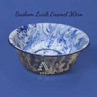 Baskom Enamel Lurik 30 cm