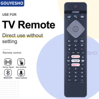 VOICE Remote Control for Philips TV YKF463-BT12 B010 43PUS8536/12 58/50PUS8556/12 55/65OLED876 43/70/50/58PUS8555/12 43PUS8535