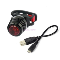 200pcs Outdoor USB Bicycle Light Rechargeable Night Riding Bike Lights Waterproof Safety Warning Rear Light LED Bicycle Light