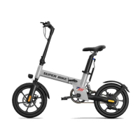 New Aluminum Alloy Electric Bicycle for Adult Daily Commuting and Walking Mini Foldable Ultra Light Factory Direct Sales