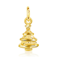 จี้ทองคำ 99.9% รูป christmas tree (ต้นคริสต์มาส ) Christmas Collection NG1P1892-01
