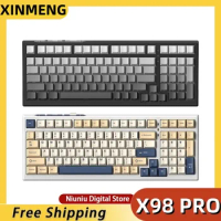 Xinmeng X98PRO customized mechanical keyboard GASKET structure three-mode wireless Bluetooth hot-swa