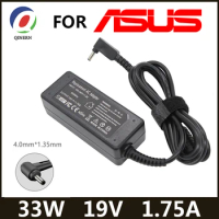 19V 1.75A 33W 4.0*1.35mm AC Laptop Charger Power Adapter For Asus X200M S200E X201E X202E X200CA K200MA F200CA E203NA Notebook
