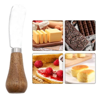 Wood Handle Butter Knife Jam Butter Spatula Cheese Cutter Bread Cheese Butter Knife Spoon And Fork S