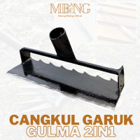 Alat Garuk rumput liar gulma asli baja - Cangkul Garuk super tajam 2 in 1 / Cangkul Pembersih Pemoto