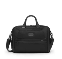 TUMI ALPHA Medium 15" Briefcase Bag - Tas Kerja / Selempang Pria - Black