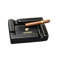 Cigar Ashtray Large Ceramic Slot Tray Creative Luxury Cigar Ashtray Desk Office Ashtray Smoking Accessories