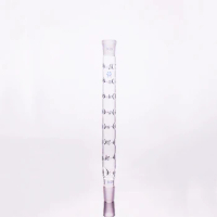 Spine distillation column,L. 75mm/100mm/120mm/150mm/200mm/250mm/300mm/400mm/500mm,Joint 24/29,Spike-shaped distillation tube