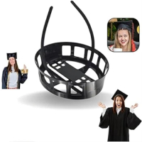 Adjustable Graduation Hat,Graduation Cap Headband,Upgrade Inside Graduation Cap Don't Change Hair,Secure Hairstyle Unisex