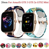 20mm Resin Watch band For Huami Amazfit GTS 2/2e/GTS2 Mini/GTR 42mm BIP S  Strap