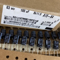 10pcs Hot selling ,original 63V100UF electrolytic Capacitor 100UF/63V 8*11.5
