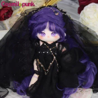 Original Lolita Scorpio Purple Soft Silk Wig Girl Plush 20cm 28cm Doll Body Toy Game Cosplay Anime Bag Accessories Cute PDD