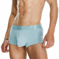 SEOBEAN Brand Men's Boxers Panties Cotton Men Underwear Boxer Shorts Sexy Men Boxer Briefs Solid Color Underpants Boxer For Man