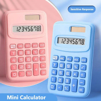Kualiti Tinggi 8-Digit Mini Pocket Calculator Senyap Paparan LCD Besar Kalkulator saintifik Kalkulat