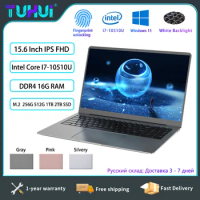 TUHUI Intel Core i7 Gaming Laptop 16GB RAM 512GB 1TB SSD Protable Notebook 15.6 Inch IPS Screen Ultrath Business Office Computer