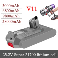 38000mAh Dyson V11 Battery Absolute V11 Animal Lithium Ion Vacuum Cleaner Rechargeable Battery Super Lithium Battery