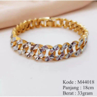 ScF Collection COD - gelang xuping rantai sisik naga kombinasi