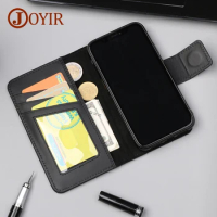 JOYIR Genuine Leather Card Holder Phone Bag for iPhone 11 Pro Max/iPhone 11/iPhone 11 Pro Phone Cover Leather Credit Card Bag