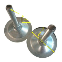Kaki Adjuster Conveyor M16 – Penyangga Rangka Mesin / Meja Industri