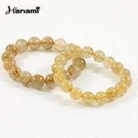 【Hanami】財源滿滿天然鈦晶圓珠手鍊
