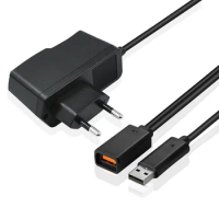 Movement Sensors USB AC Adapter Power Supply Cord for Xbox 360 Kinect Sensor Converter Cable Fashion Games Accessories