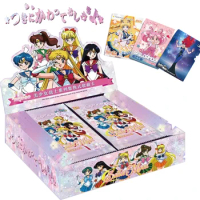 Genuine Sailor Moon Cards Anime Goddess Story Beautiful Girl Popular Characters Rare Collection Cards Children Birthday Gifts
