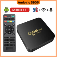 WIFI 4K Q96 MAX Smart TV Box 8G Set-top Box Android 11 Media Player Android S905 Quad Core Smart TV Box Media Player