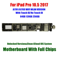 WIFI A1701 For iPad Pro 10.5 2017 Motherboard Original Clean Main Board Wlan Support IOS Full Chips 32/64/128g