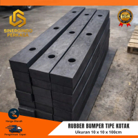 Rubber bumper loading dock / karet pelindung loading dock / tipe kotak 10 x 10 x 100cm