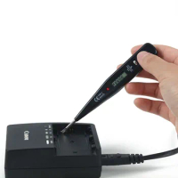 Portable Electric Indicator Voltage Meter Digital Voltmeter Socket Wall 12V-250V AC/DC Power Outlet Detector Sensor Tester Pen