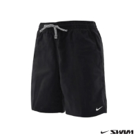 【NIKE 耐吉】SWIM 短褲 七吋海灘褲 男泳裝 運動 SWIMxEdifice 黑 NESSC451-001