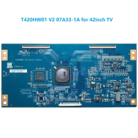 Yqwsyxl Original logic Board T420HW01 V2 07A33-1A LCD Controller TCON logic Board for TV 42inch