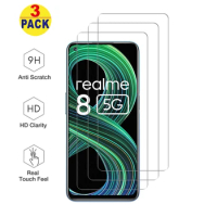 for Realme 8 5G Screen Protector, Anti-scratch, Tempered Glass Screen Protector for Realme 8 5G