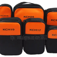 Orange Soft Case bag KCH12 KCH16 KCH17 KCH18 KCH19 KCH20 Use For Clamp Meter Multimeter KYORITSU Uni-T HIOKI Testo Sanwa