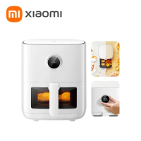 2024 XIAOMI MIJIA Smart Electric Air Fryer 4.5L Oil Free Fryer Electric Fryers Fries Automatic Convection Oven MIHOME APP