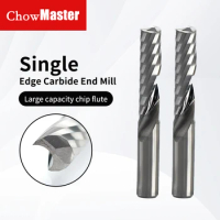 Single Edge End Mill 6MM Shank For MDF Acrylic Solid End Mill Carbide End Mill CNC Woodworking Router