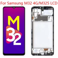 6.4 inch LCD monitor for Samsung M32 LCD touch screen digitizer assembly for Samsung M325 M325F M325F/DS