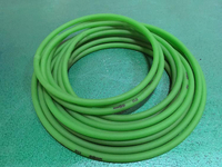 PU聚氨酯圓帶 綠色粗紋牛筋 粗面O型圓形皮帶 工業無縫傳送傳動帶