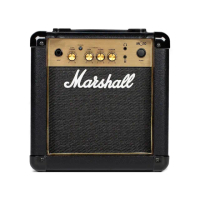 【Marshall】10瓦電吉他音箱 MG10 GOLD 經典金色(原廠公司貨保固)