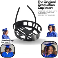 Graduation Cap Insert Plastic Grad Cap Stabilizer Invisible Graduation Cap Insert Headband Non-Slip Secures Your Graduation Cap
