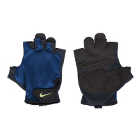 NIKE 男款健力基礎手套-一雙入 訓練 N0000003412MD 藍黑淺綠