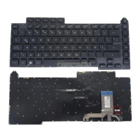 G533 SP/Latin RGB Backlit Keyboard for Asus ROG 5R Plus G513 Strix SCAR 15 G513Q G513QY G513QM G533Q Pre-key V202861A