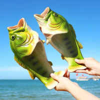 Selipar Ikan, Fesyen Gaya Korea, Luar, Musim Panas, Untuk Wanita dan Gadis, Selipar Tali Tunggal, Kr