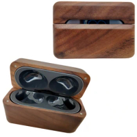 Handmade Case for Huawei FreeBuds Pro 2 Nature Wooden Walnut Cover Genuine Real Wood Protective Box Nice Unique